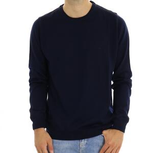 MAGLIA CON TOPPE BLU